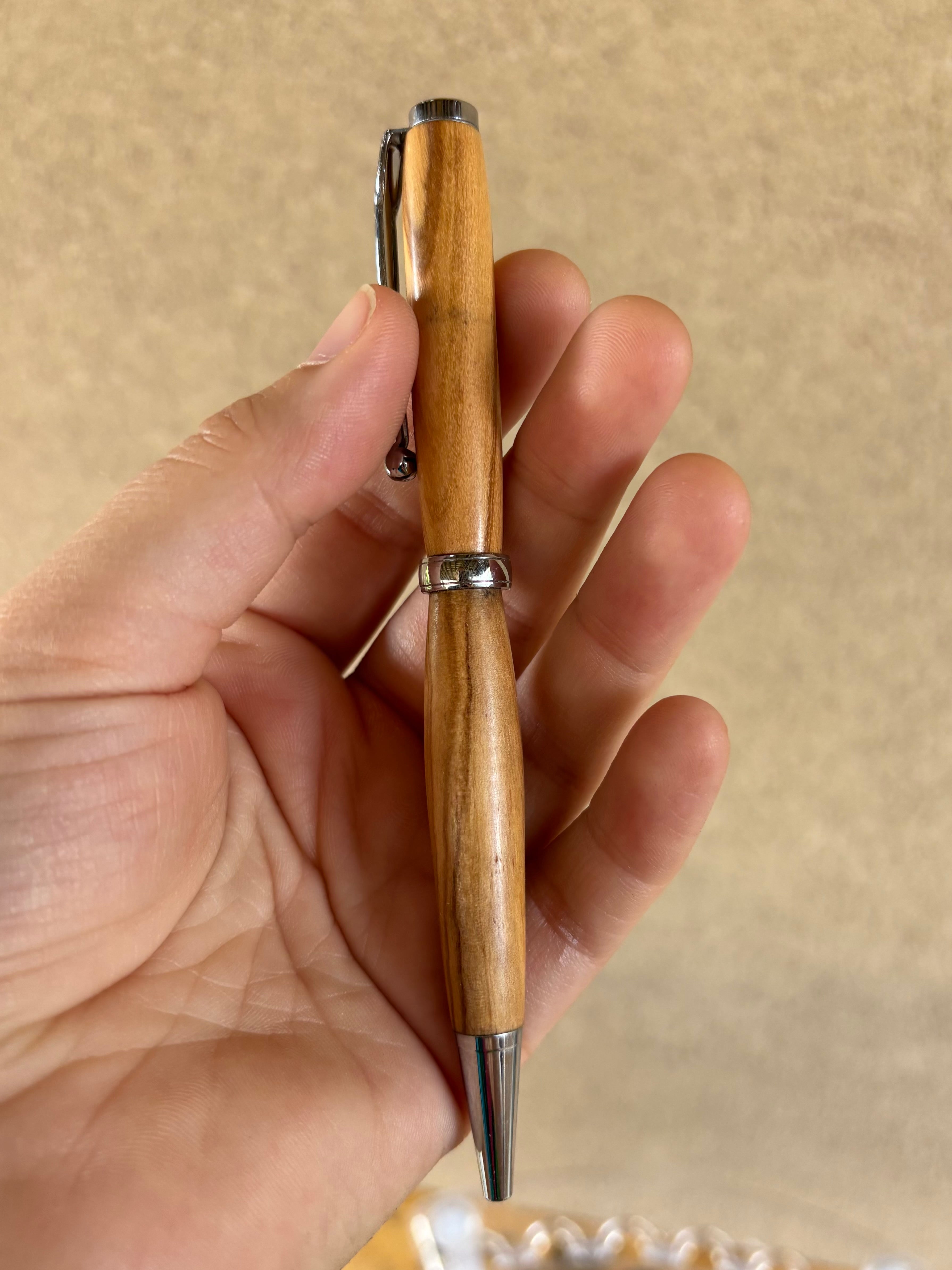 Zebrawood handcrafted pen