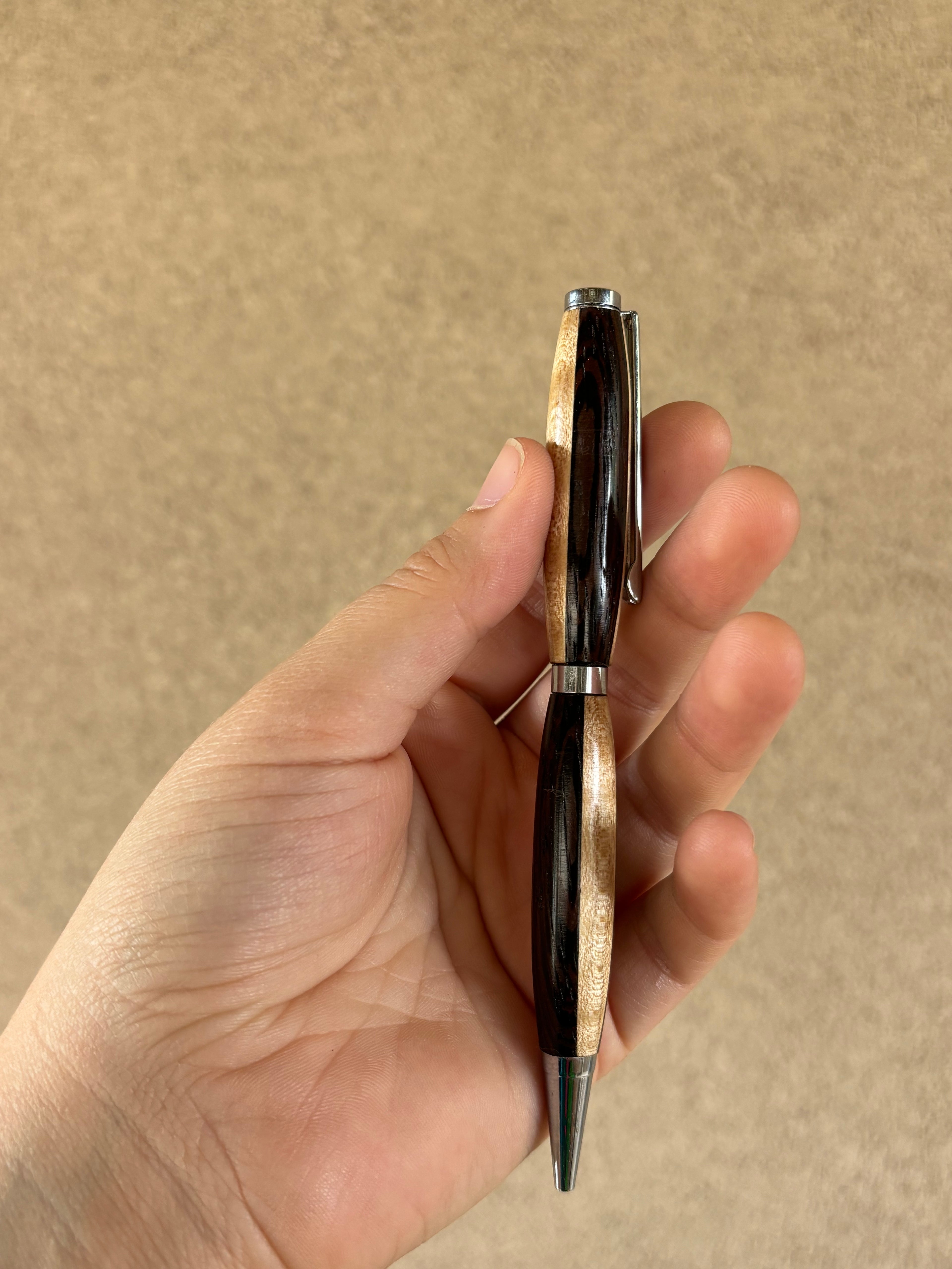 Multi Colored handmade wood pen