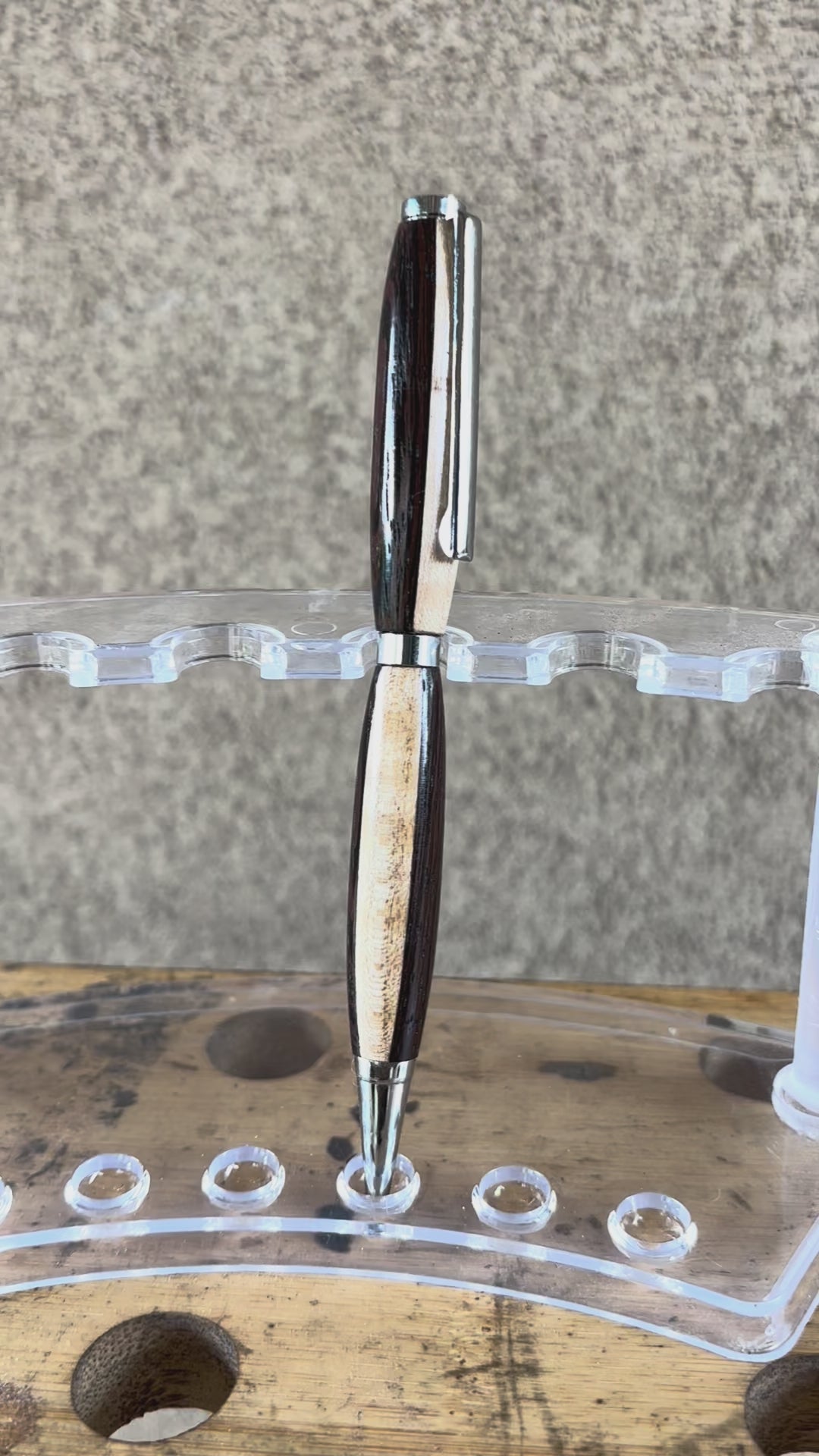 Multi Colored handmade wood pen