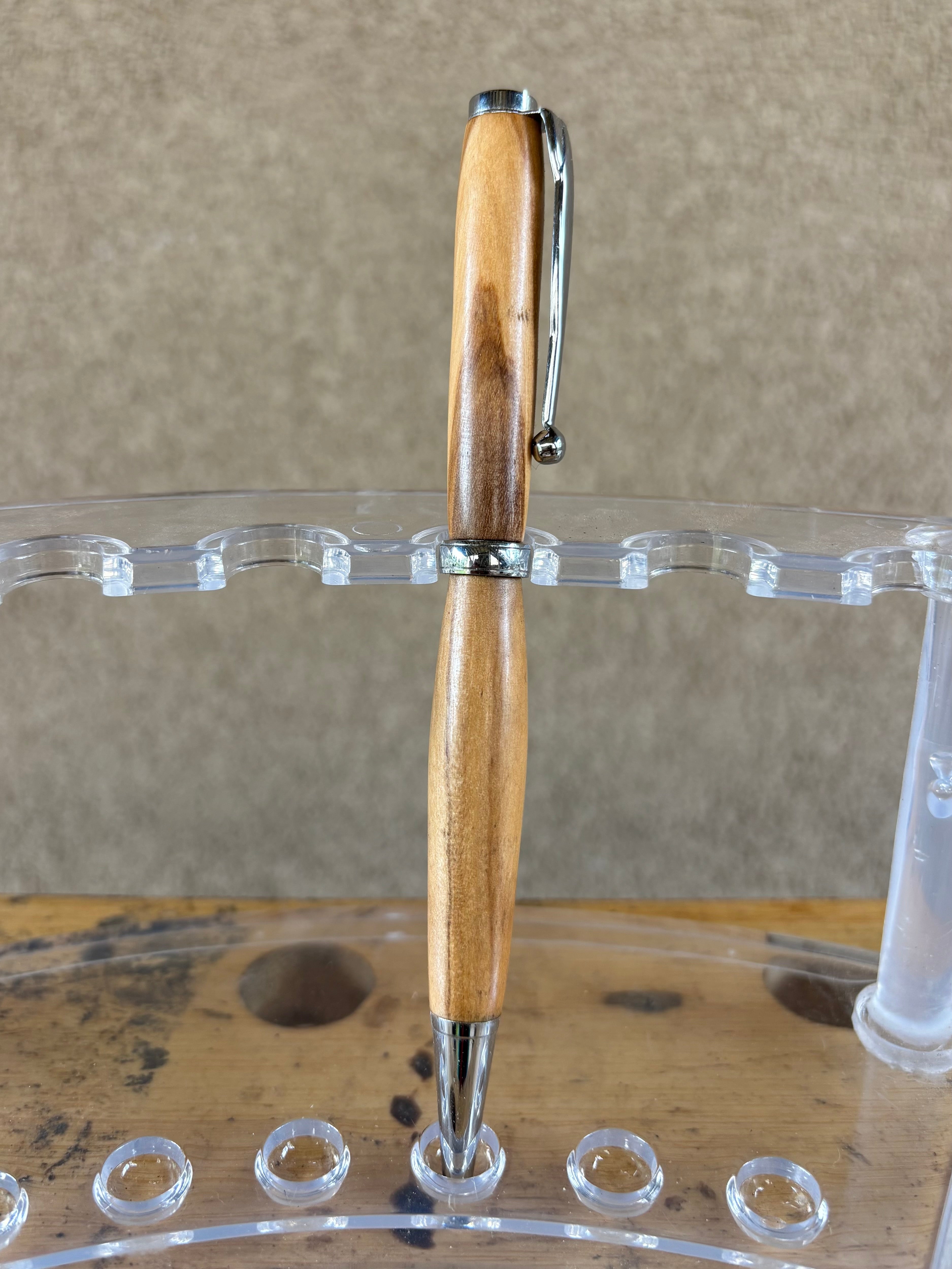 Zebrawood handcrafted pen